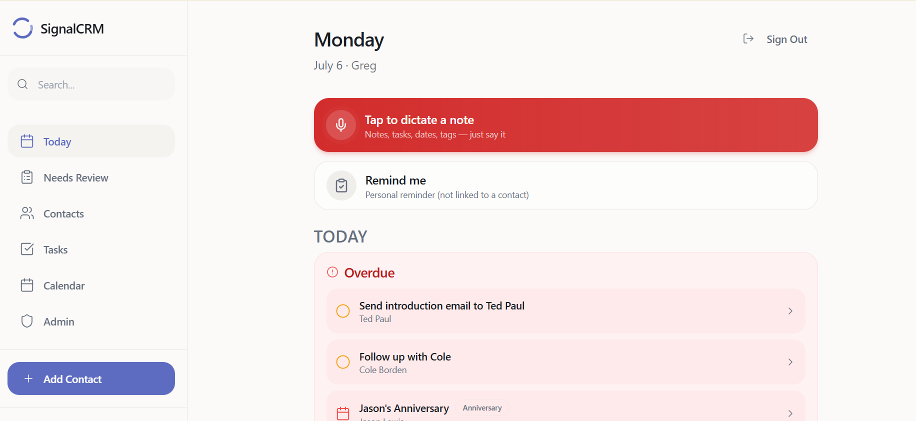 SignalCRM
